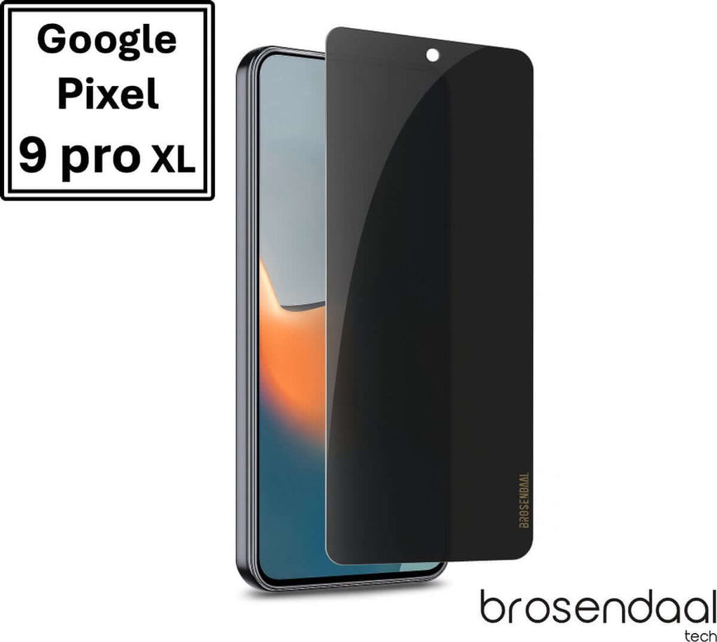 Brosendaal Privacy Screen Protector for Google Pixel 9 Pro XL, anti-spy and scratch-resistant design.