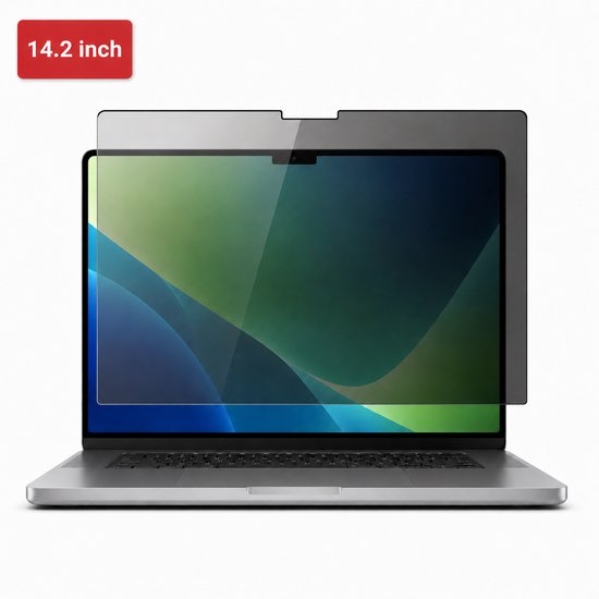 Brosendaal privacy filter op een MacBook Pro 14 inch
